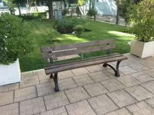 Bancos de jardín modelo León