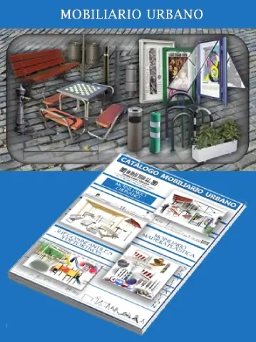 catálogo de mobiliario urbano