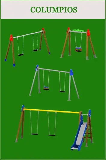 Columpios infantiles