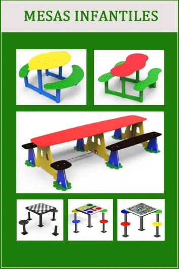 Mesas infantiles de juego