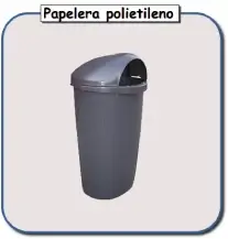 Papeleras de polietileno