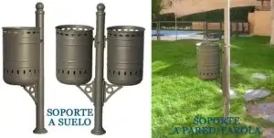 papeleras modelo histórico