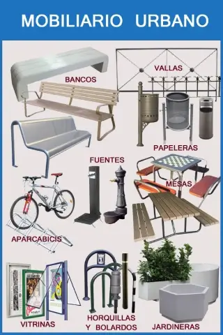 productos de mobiliario urbano
