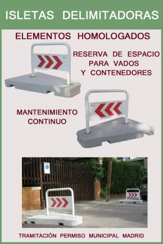 isletas de hormigón homologadas