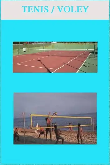 tenis y voley