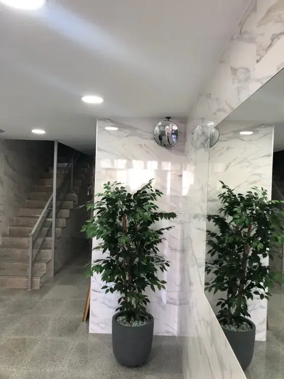 Espejo de seguridad para portal