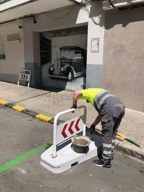 instalacion isletas de vado madrid