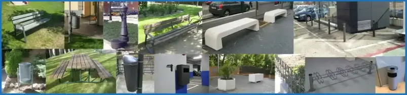 Sección de Mobiliario Urbano